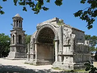 Monumental arch and mausoleum at Glanum