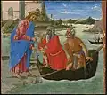 The Calling of Saints Peter and Andrew (1470s), tempera with oil and gold on panel, 11 9/16 x 12 7/8 in. (29.3 x 32.7 cm), Clark Art Institute