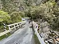 Cobb Dam Road Bridge near the mouth of Sams Creek