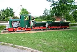 Former train, now a playground