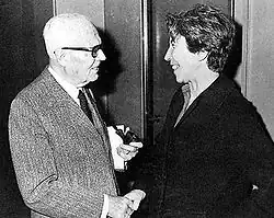 Ginzburg and President Sandro Pertini, early 1980s