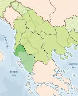 Map of the Sanjak of Avlona