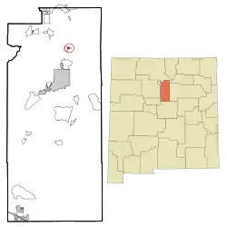 Location of Rio en Medio, New Mexico