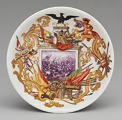 Saucer, 1726, Du Paquier period