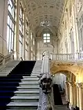 The staircase of the Baroque Palazzo Madama, Turin