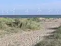 Wind farm seen from Great Yarmouth