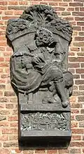 Sculpture of P.C. Hooft in the castle Muiderslot