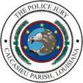 Official seal of Calcasieu Parish, Louisiana