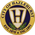 Official seal of Hazlehurst, Georgia
