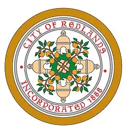 Official seal of Redlands, California