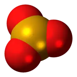 Space-filling model of the monomer as found in the gas phase