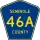 County Road 46A marker