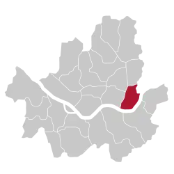 Location of Gwangjin District in Seoul