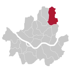 Location of Nowon District in Seoul