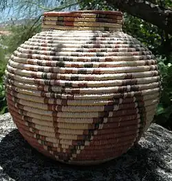 Seri Indian pot-shaped basket (Northern Mexico)