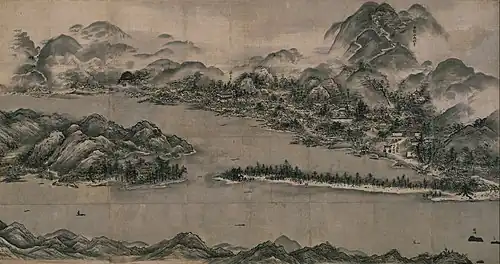 View of Amanohashidate (1501–1506)