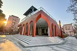 Exit D with commercial space above