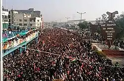 Huge crowd at Shaheen Bagh Protest