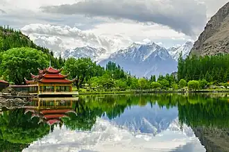 Shangrila Lake and adjoining resort