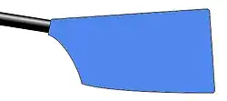 Image showing the rowing club's blade colours