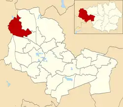 Shevington with Lower Ground and Moor ward within Wigan Metropolitan Borough Council