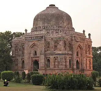 The Shish Gumbad, a tomb from the Lodi dynasty built between 1489 and 1517 CE.[27]