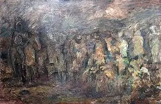 Churban, 120&nbsp;cm x 76&nbsp;cm, Öl, Leinwand, 1966