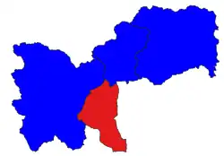 Location in Pyay district