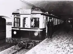 Siemens O&K at the inauguration of Line D (1937)