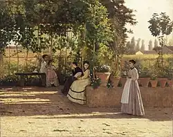 Silvestro Lega, La Pergola (1868)