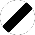 National Speed Limit Applies (1964–1990s)