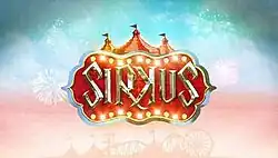 An image with a light blue and light red background. The series title is displayed on the center of the image.