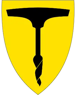 Coat of arms of Skånland Municipality (1988-2019)