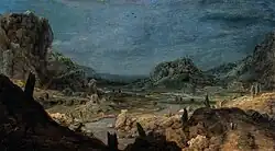 Seghers, River Valley, c. 1626-30; oil on panel