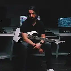 van Hoff in the studio in 2021