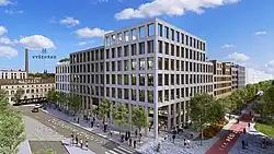 Smichov City, visualization 4, Za Ženskými domovy Street