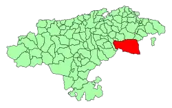 Location in Cantabria.