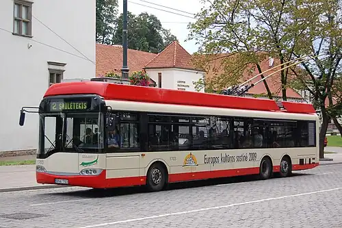 Solaris Trollino 15 1st generation in Vilnius