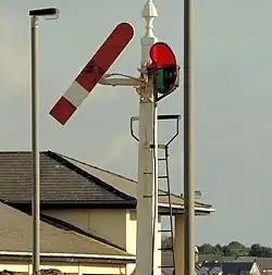 Somersault signal, Portrush station