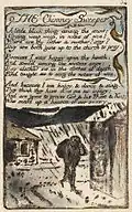 Songs of Innocence and of Experience, copy N, 1795 (Henry E. Huntington Library and Art Gallery) object 5 The Chimney Sweeper