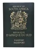 Front cover of a South African passport, issued between 1994 and 2009