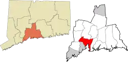 New Haven's location within the South Central Connecticut Planning Region and the state of Connecticut