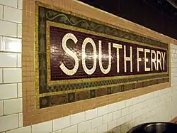 Mosaic tile name tablet