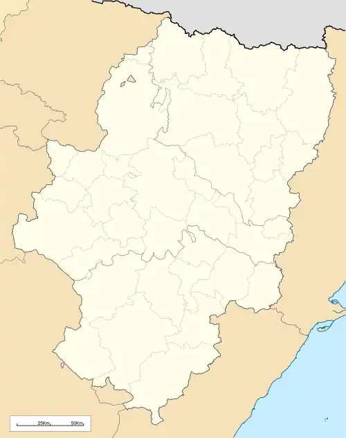 Zaragoza is located in Aragon