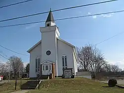 Methodist church on Main Street