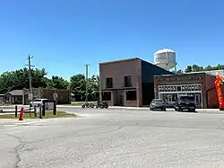Downtown Sperry & Water Tower in May 2025