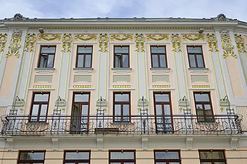 Vienna secession building on Narodni Trg
