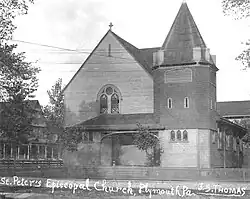 St. Peter's Episcopal Church, Plymouth, Pennsylvania, completed 1893.