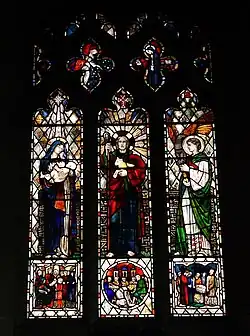 Full view St Chad window. Photograph courtesy Dave Webster