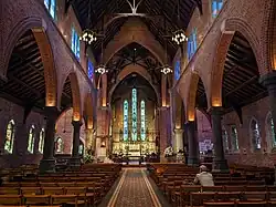 Interior facing east